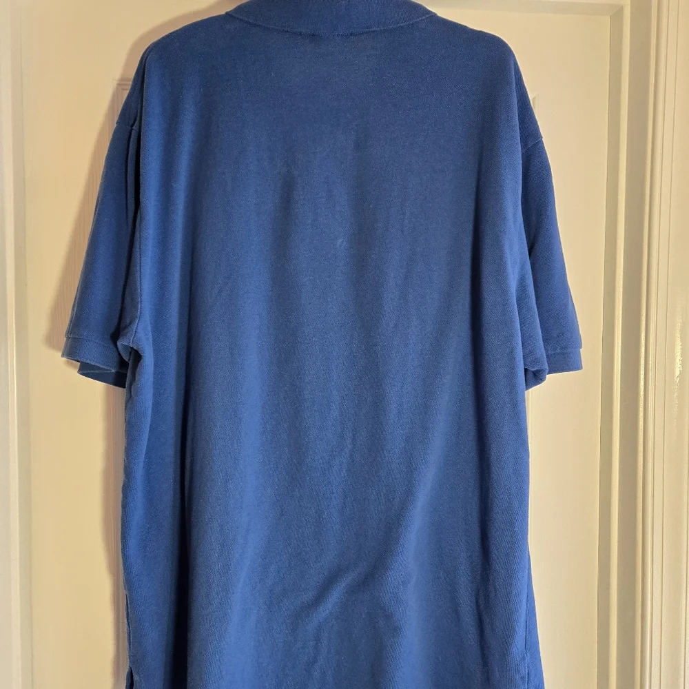 Polo Ralph Lauren Polo Shirt‎ 2XB Big And Tall Blue Golf Office Weekend Travel